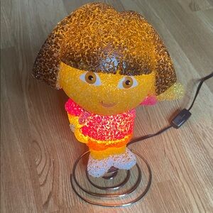 Dora the Explorer Illuminated Character Lamp - Yellow and Brown